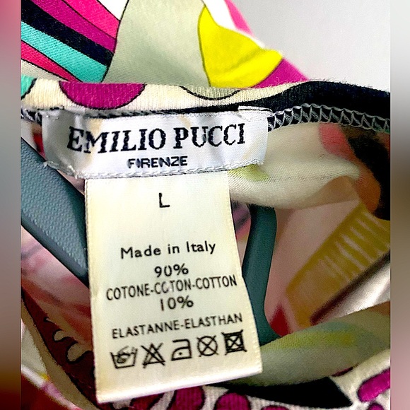 EMILIO PUCCI FIRENZE TOP, SIZE L, VINTAGE - Picture 4 of 4